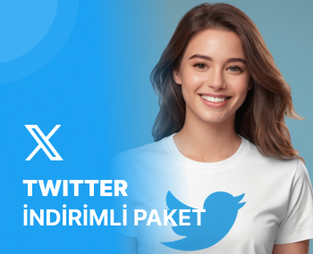 Twitter 1.000 Takipçi - %50 İndirim